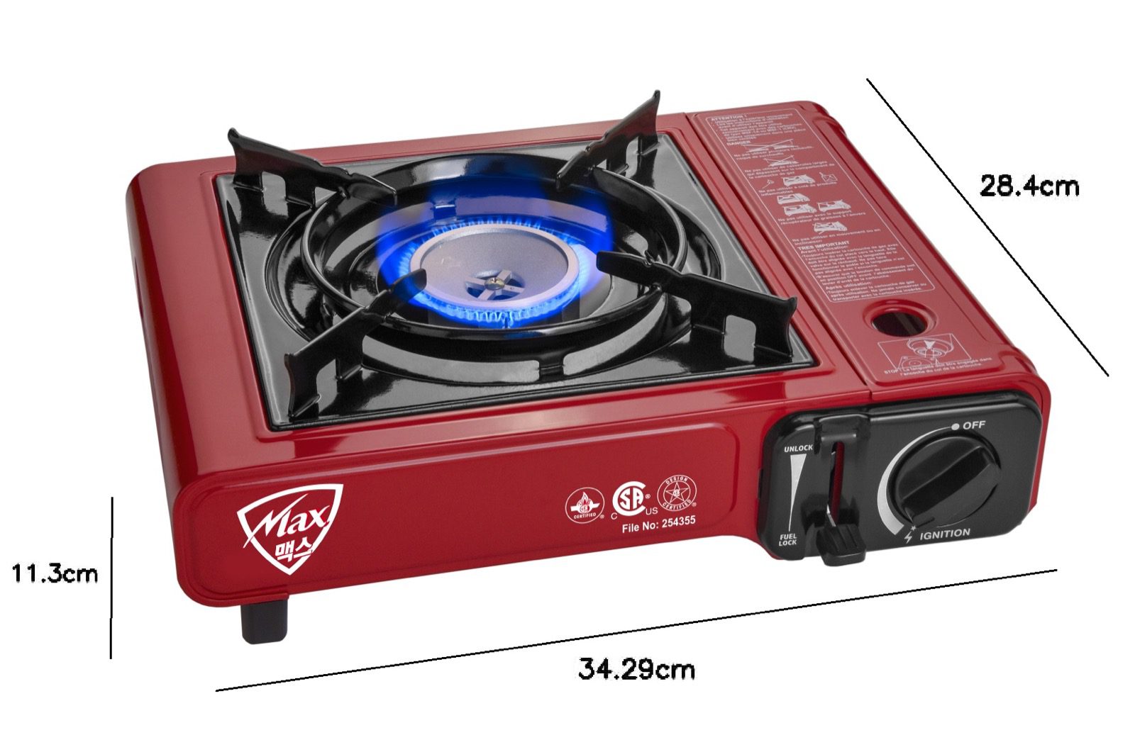 Maxsun MS-2500 dimensions: 34.29 by 28.4 by 11.3 centimetres