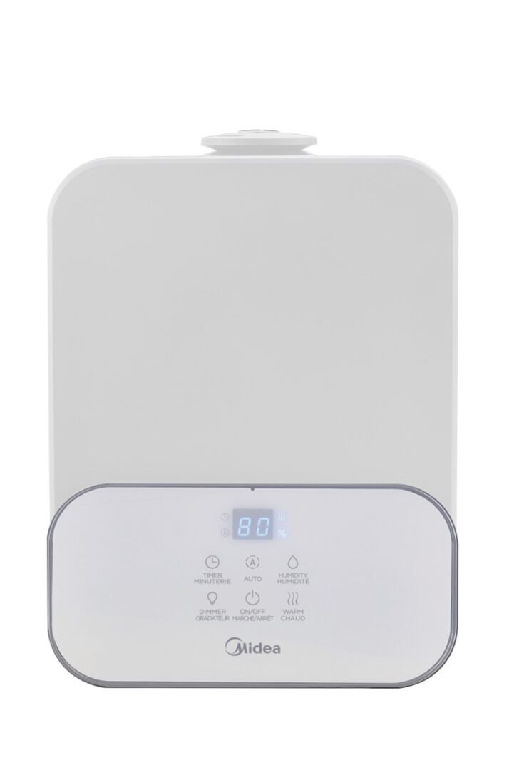 Front view of the white Midea SCK-3Q60B humidifier