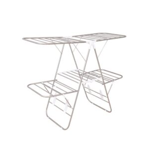 EZHOME 2-Level Stainless Steel Laundry Rack