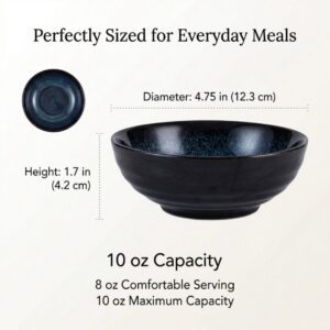 Japanese Ceramic Shallow Bowls, Set of 6