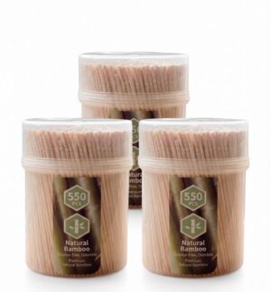 Hivelane Bamboo Toothpicks, 1650 Count, C1922