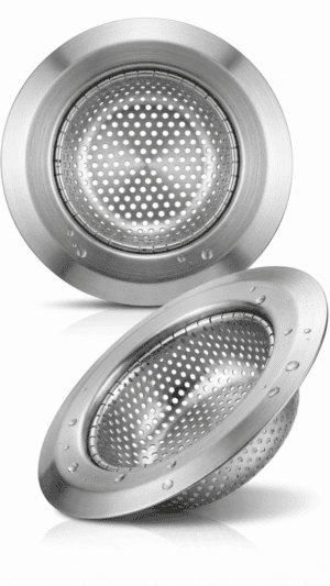 Cuisine Talent Stainless Steel Sink Strainer, 2 Pack