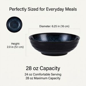 Cuisine Talent Japanese Style Shallow Bowls, 6.25 in