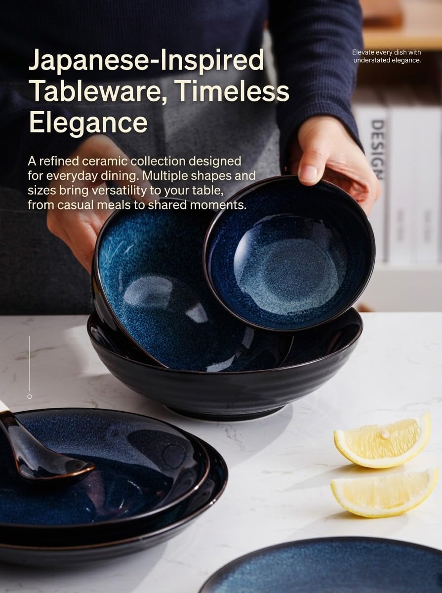 Cuisine Talent Oval Japanese Style Plates, Set of 6, 888396 - Image 2