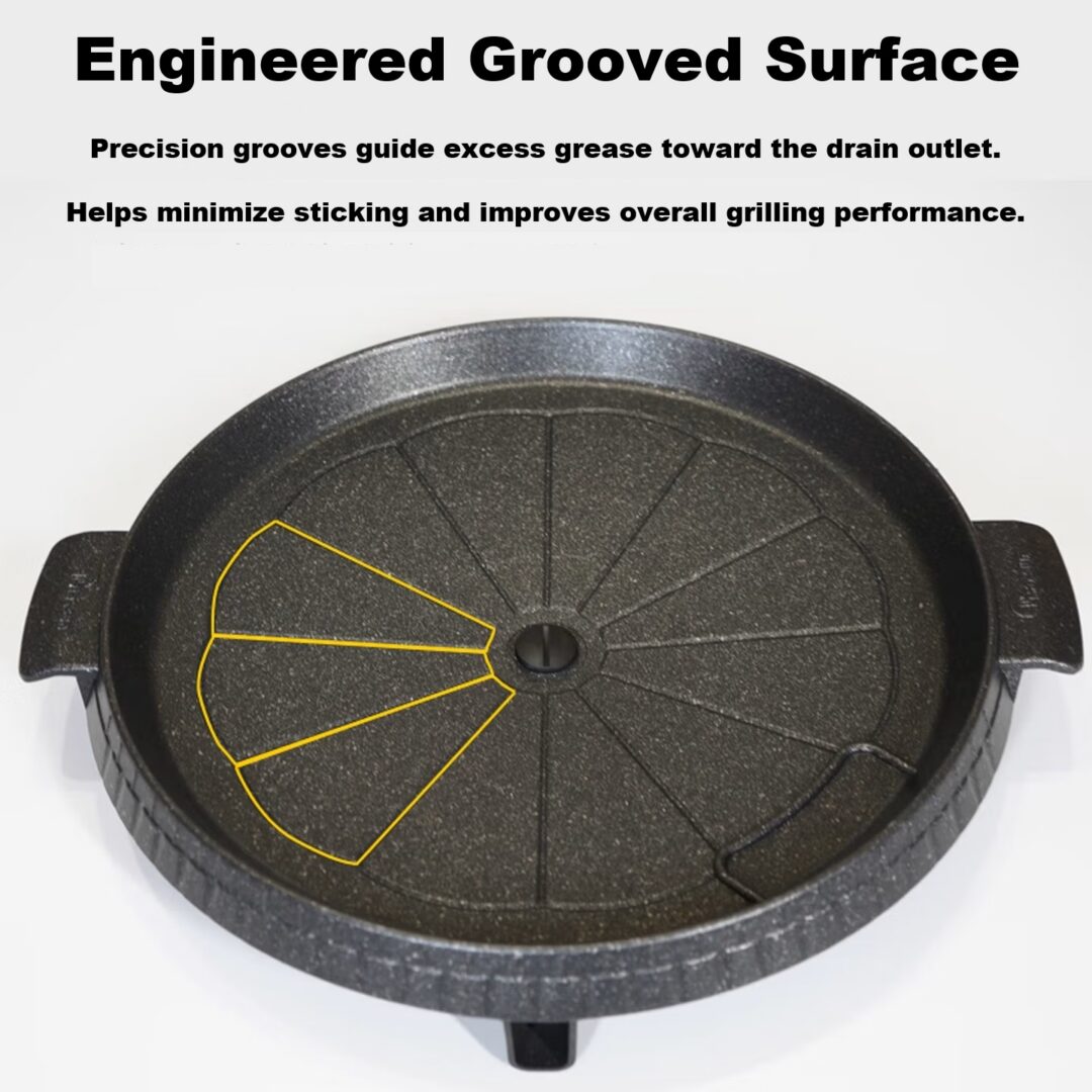 Maxsun MG-102C Non-Stick Korean BBQ Grill Pan - Image 10