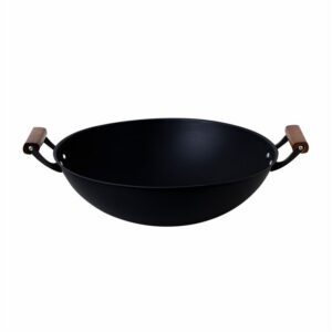 Hivelane 40 cm Nitrided Iron Double-Handle Wok, C6077