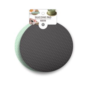Hivelane Round Silicone Trivets, 2-Pack, C1135