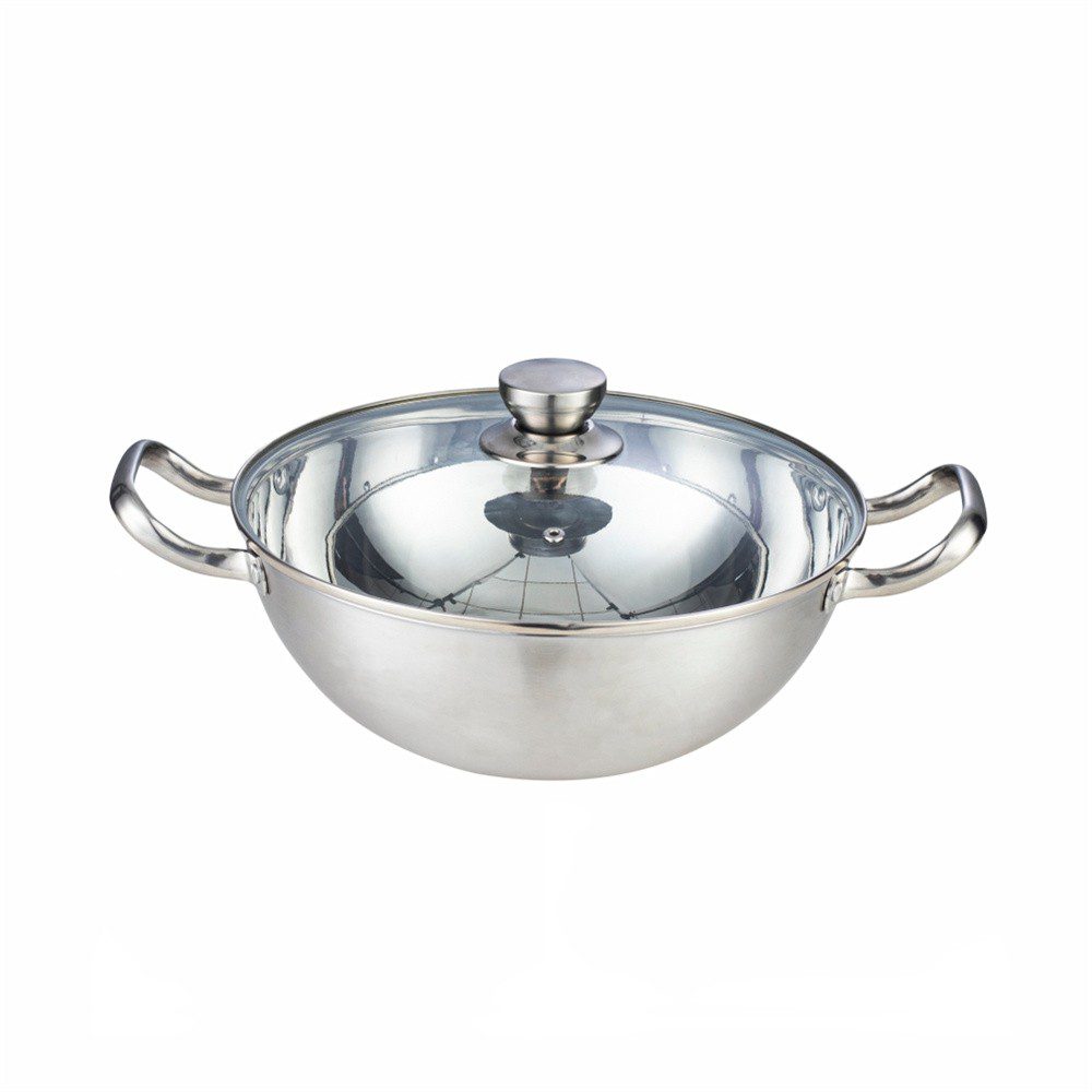 Hivelane 304 Stainless Steel 3-Layer Hot Pot, 28 cm, C6205
