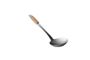 Hivelane 304 Stainless Steel Ladle with Wood Handle, C1406