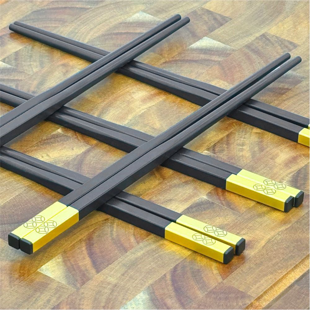Hivelane Alloy Chopsticks, Jinfu Design, C6038 - Image 4