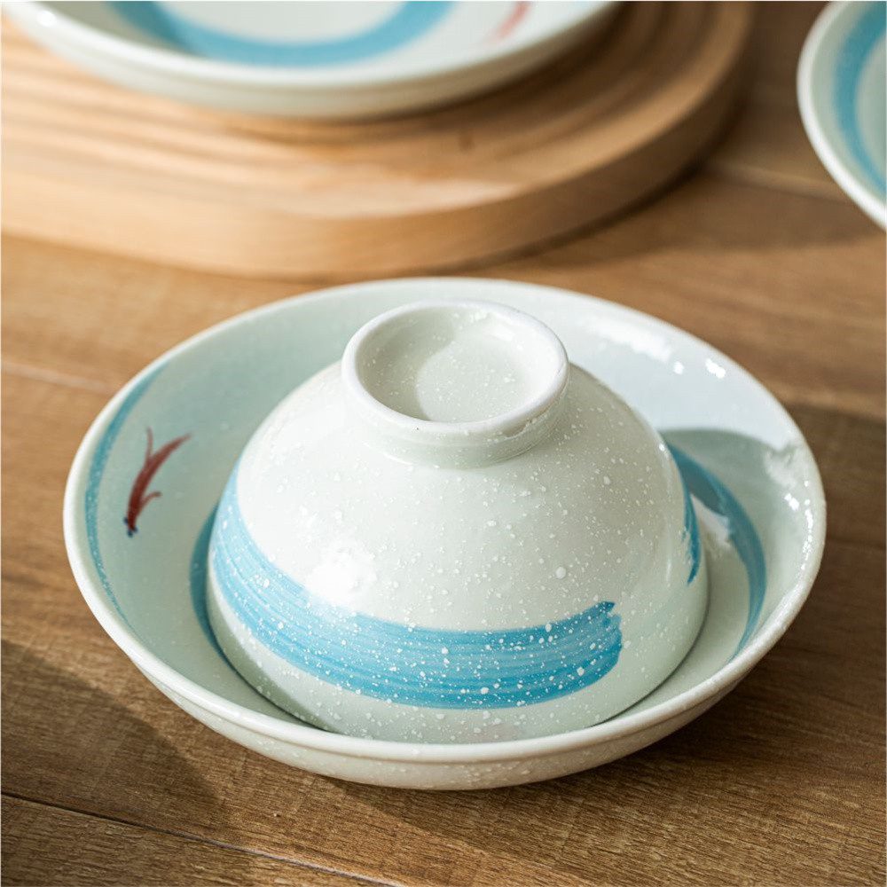 Hivelane Hand-Painted Japanese-Style Bowl, 6 in, C1907 - Image 3