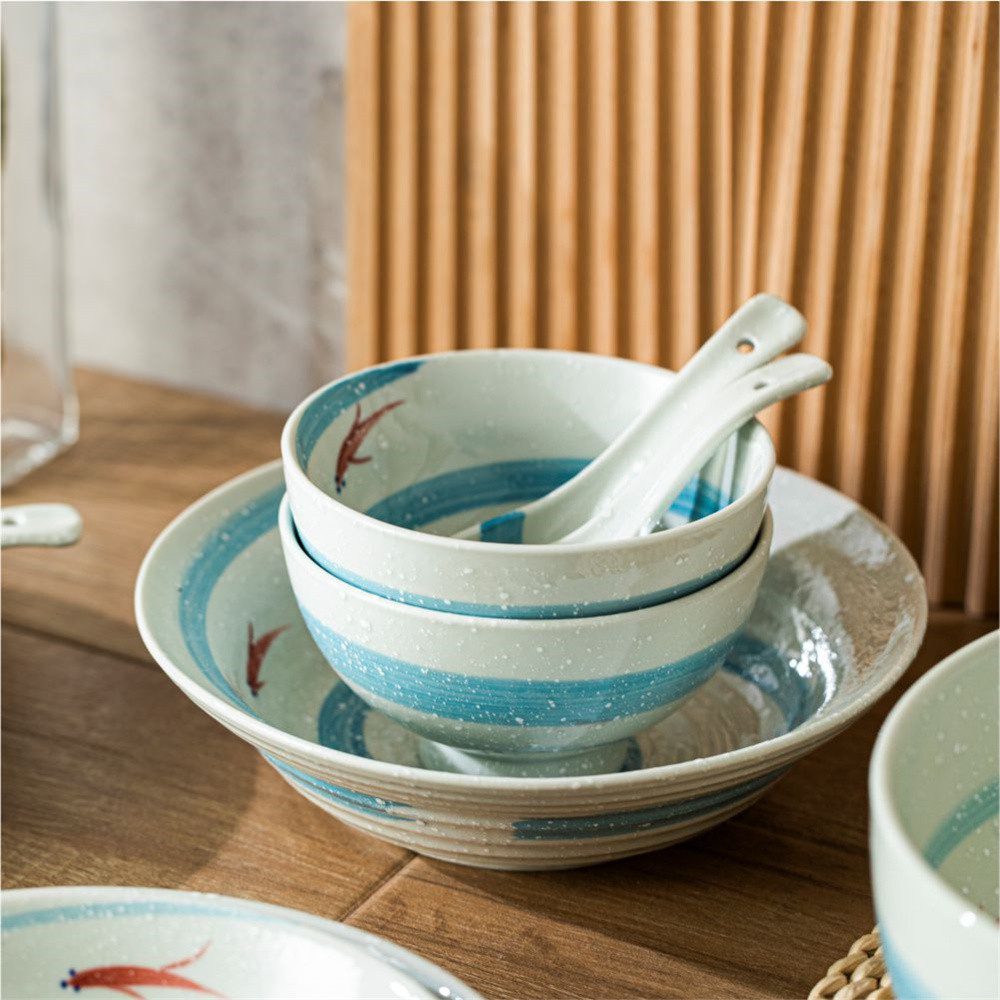 Hivelane Hand-Painted Japanese-Style Bowl, 6 in, C1907 - Image 4