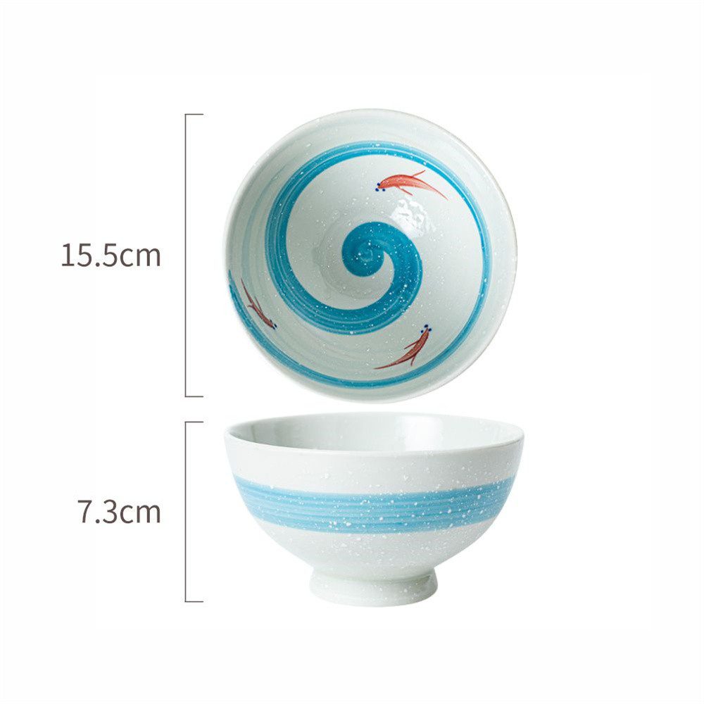 Hivelane Hand-Painted Japanese-Style Bowl, 6 in, C1907 - Image 5