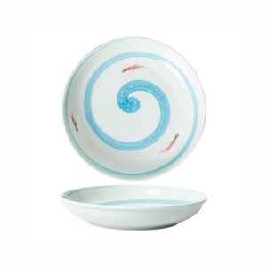 Hivelane Hand-Painted Japanese-Style Plate, 8 in, C1910