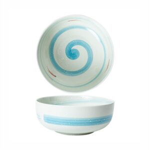 Hivelane Hand-Painted Japanese-Style Soup Bowl, 8 in, C1911