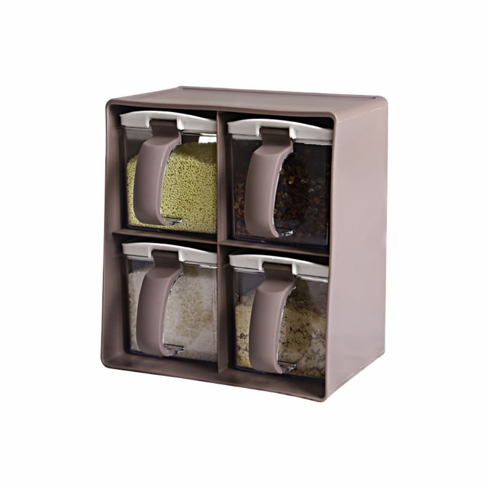 Hivelane 4-Piece Condiment Container Set, C1916