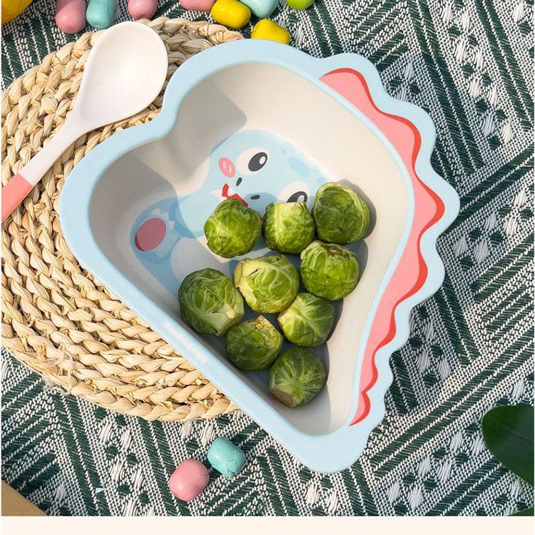 Hivelane Children's Bamboo-Fiber Cartoon Bowl, C1835 product details, part 5