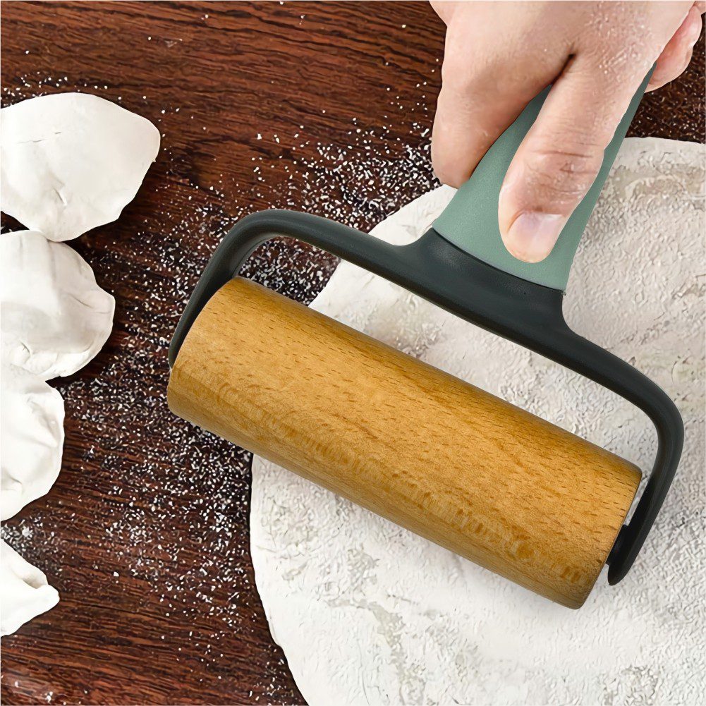 Hivelane Rubberwood Handheld Rolling Pin, C1880 - Image 4