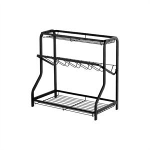 Hivelane Metal Spice Rack with Bottle Storage, C1890