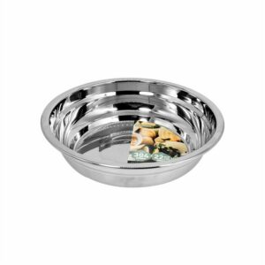 Hivelane Raised Stainless Steel Soup Plate, 22 cm, C6250