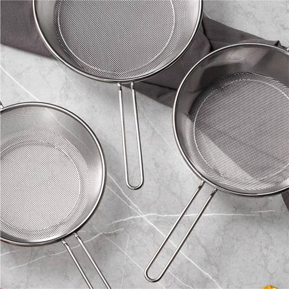 Hivelane Deep Stainless Steel Mesh Strainer, C6145 - Image 3