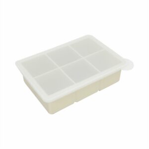 Hivelane Silicone 6-Compartment Ice Tray with Lid, C6166