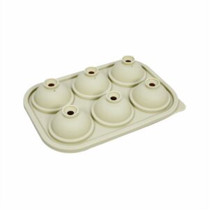 Hivelane Silicone 6-Cavity Sphere Ice Mold with Lid, C6167