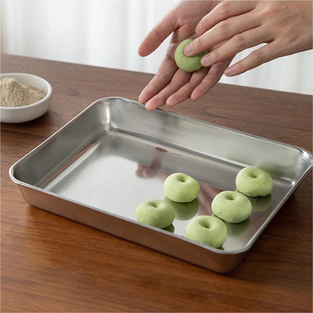 Hivelane 304 Stainless Steel Cooking Tray, 27 cm, C6173 - Image 2