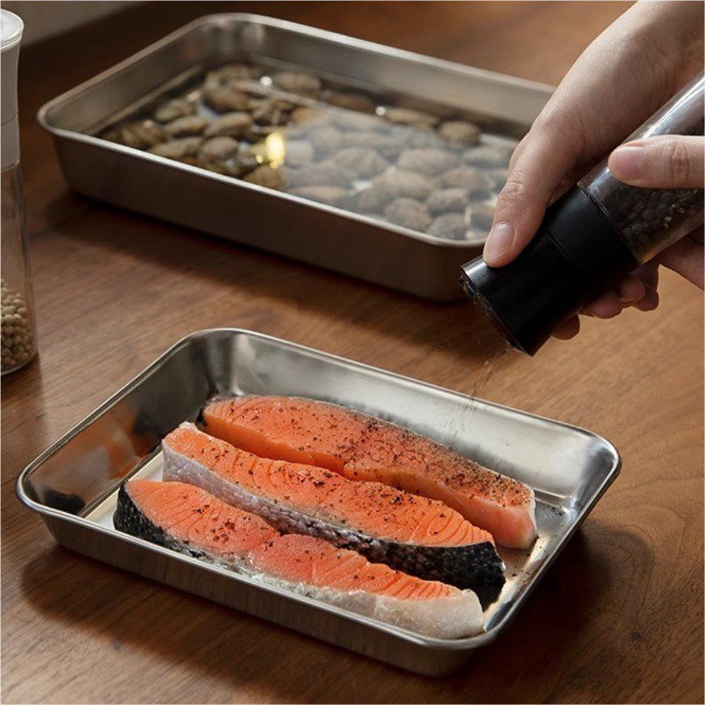 Hivelane 304 Stainless Steel Cooking Tray, 27 cm, C6173 - Image 3