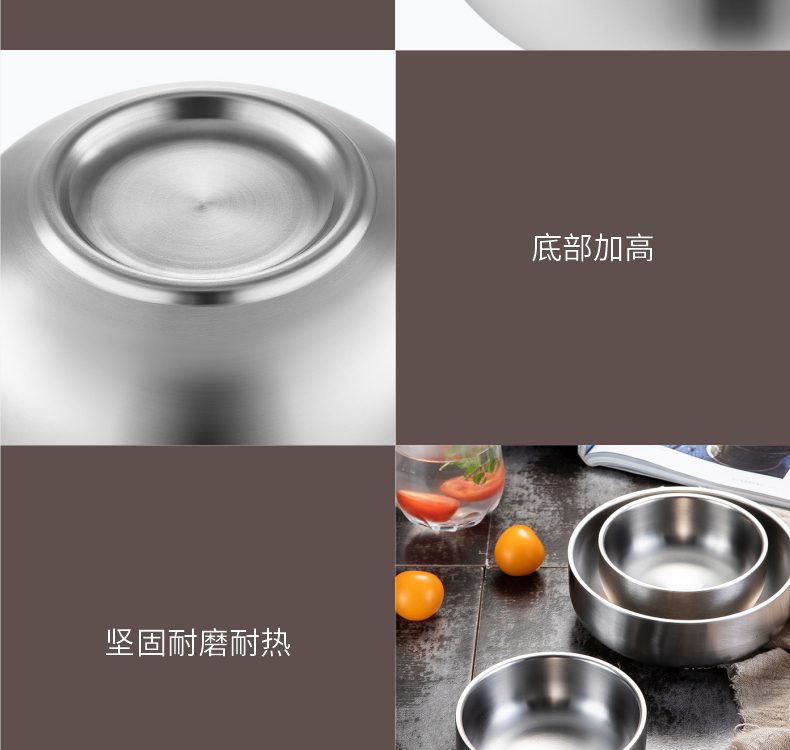 Hivelane C1824 stainless steel bowl detail 10