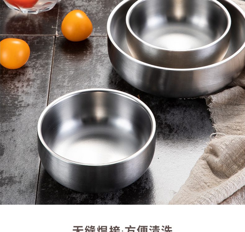 Hivelane C1825 stainless steel bowl detail 5