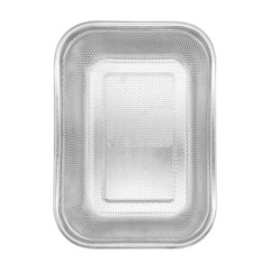 Hivelane Large Stainless Steel Rectangular Draining Basket, C1827