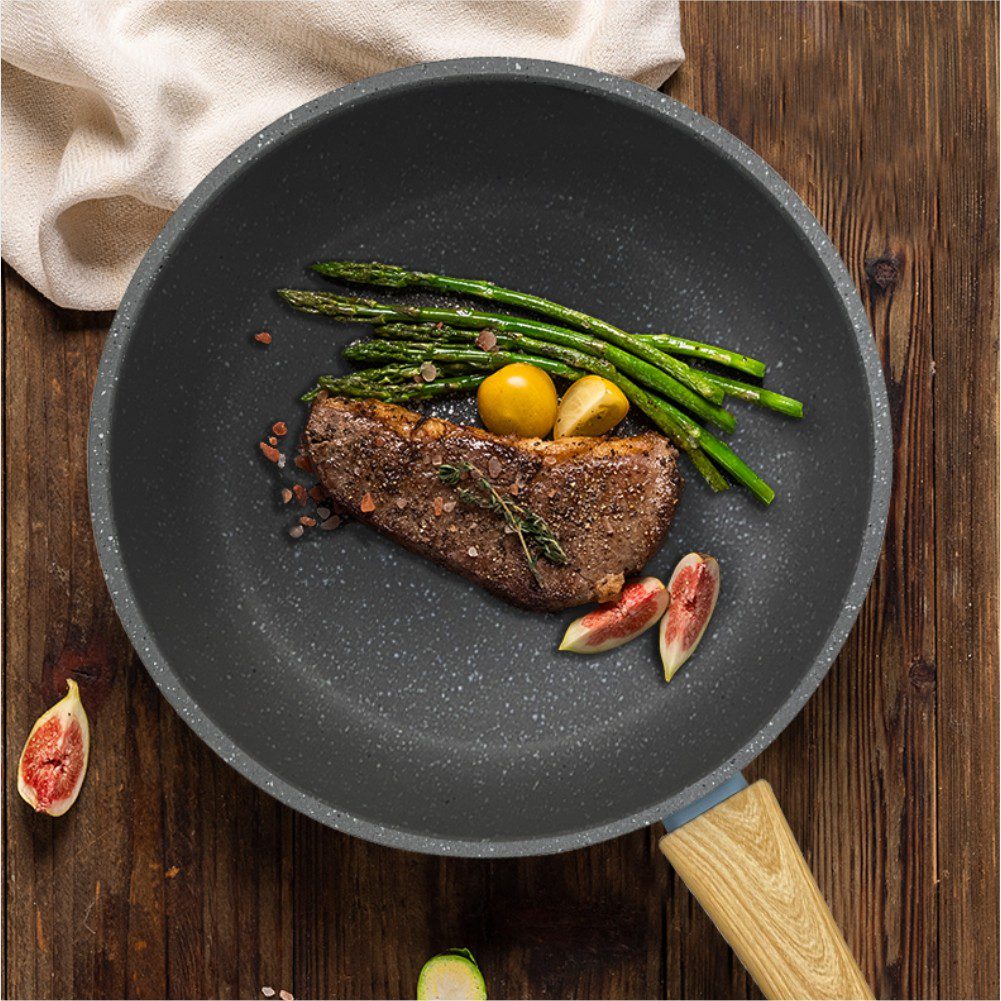 Hivelane 28 cm Rolled-Rim Non-Stick Frying Pan, C1873 - Image 4