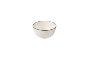 Hivelane 5-inch Double-Line Porcelain Bowl, C1466