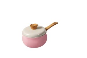 Hivelane 18 cm Ceramic-Coated Noodle Pot with Lid, C1492