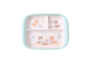 Hivelane Puppy Bamboo-Fibre Three-Compartment Plate, C1708