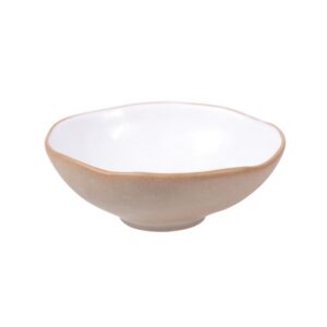 Hivelane Handmade Clay 5.5 in Bowl, Milky White, C1738