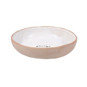 Hivelane Handmade Clay 6 in Plate, Milky White, C1741