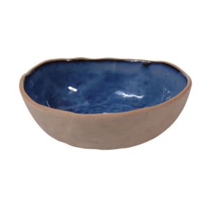 Hivelane Handmade Clay 7 in Bowl, Blue, C1744