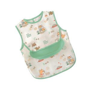 Hivelane Children’s Waterproof Bib with Silicone Pocket, C1768