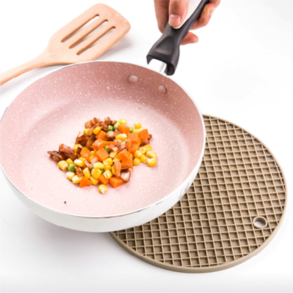 Hivelane Round Silicone Trivets, 2-Pack, C1135 - Image 2