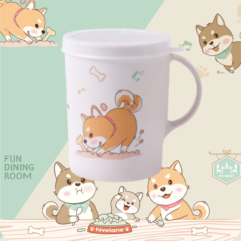 Hivelane Puppy Bamboo-Fibre Straight Cup, C1715 - Image 2