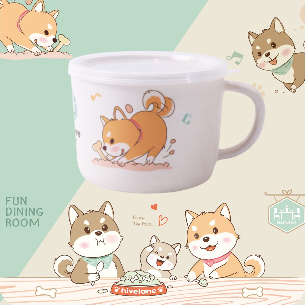 Hivelane Puppy Bamboo-Fibre Milk Cup, C1716 - Image 2