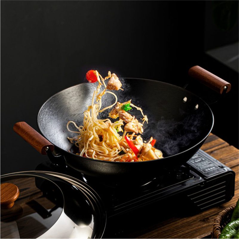 Hivelane Cast Iron Wok 36 cm, C6075 - Image 2