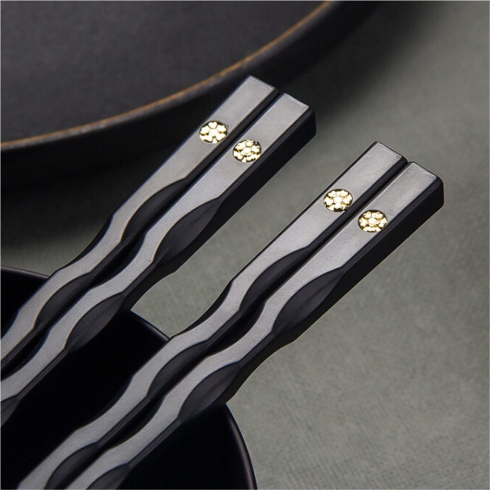 Hivelane Alloy Chopsticks, 10 Pairs, C1518 - Image 2