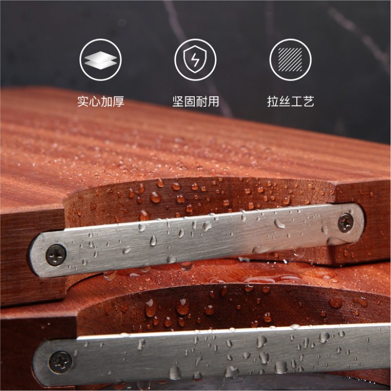 Hivelane African Ebony Wood Cutting Board 45 × 32 cm, C1526 - Image 4