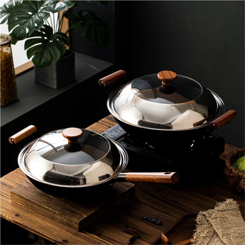 Hivelane Cast Iron Wok 36 cm, C6075 - Image 4