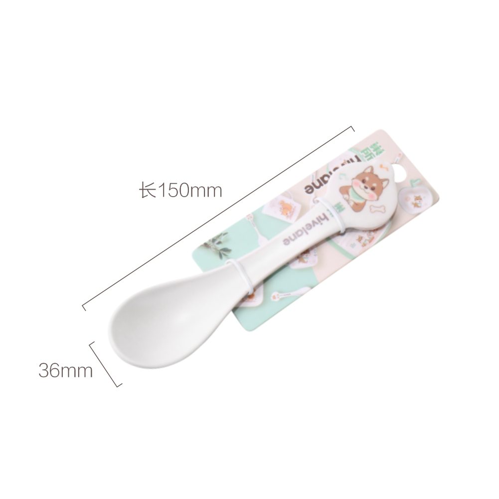 Hivelane Puppy Bamboo Fibre Child Large Spoon, C1711 - Image 5
