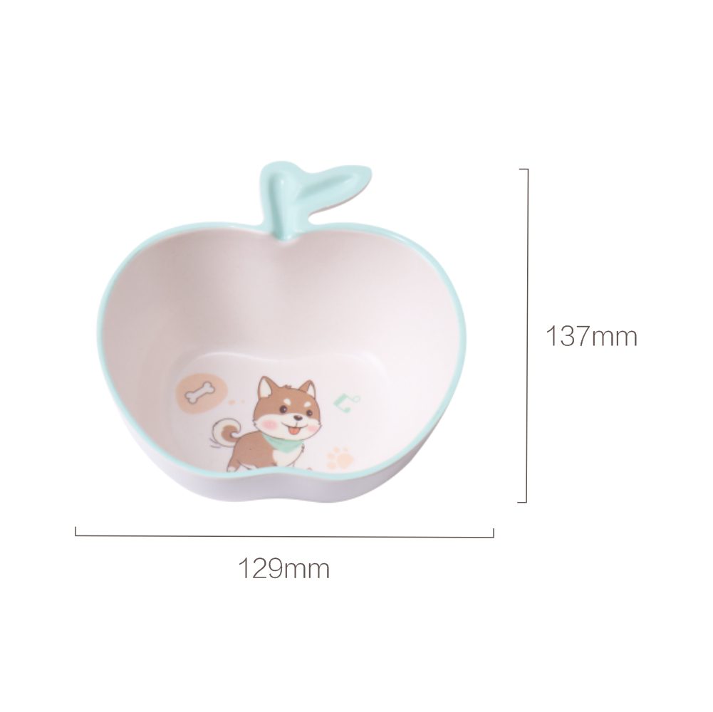 Hivelane Puppy Bamboo-Fibre Apple Bowl, C1714 - Image 5