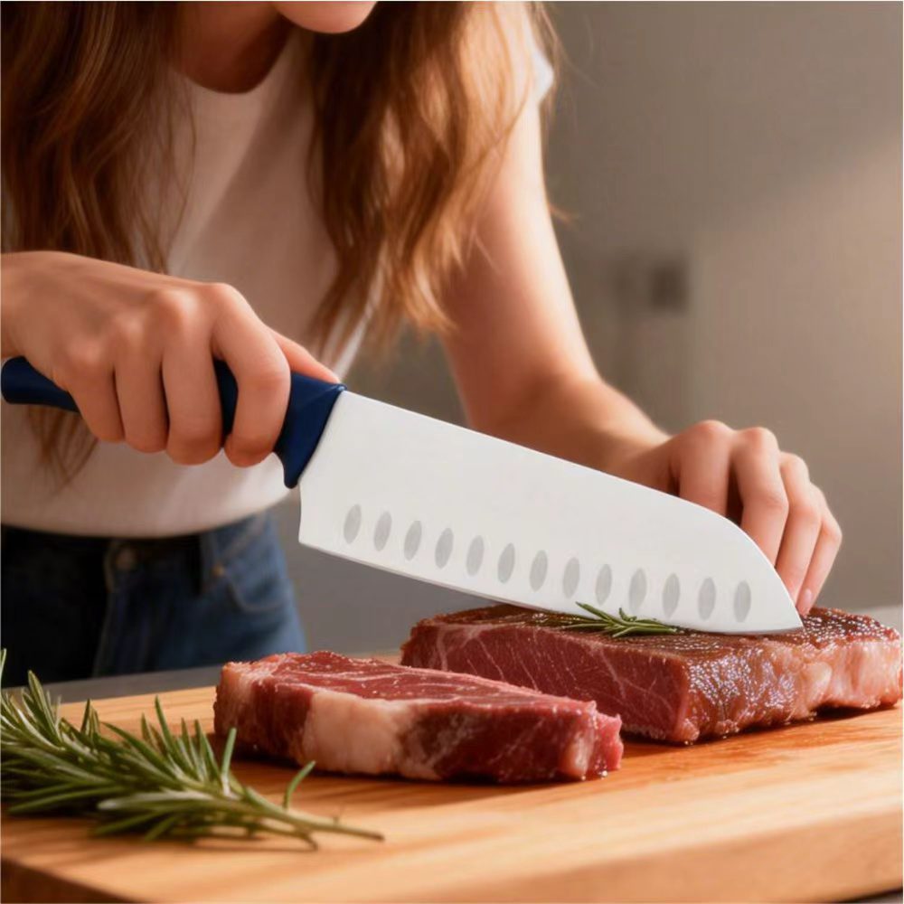 Hivelane Santoku Knife with Protective Sheath, C6235 - Image 4